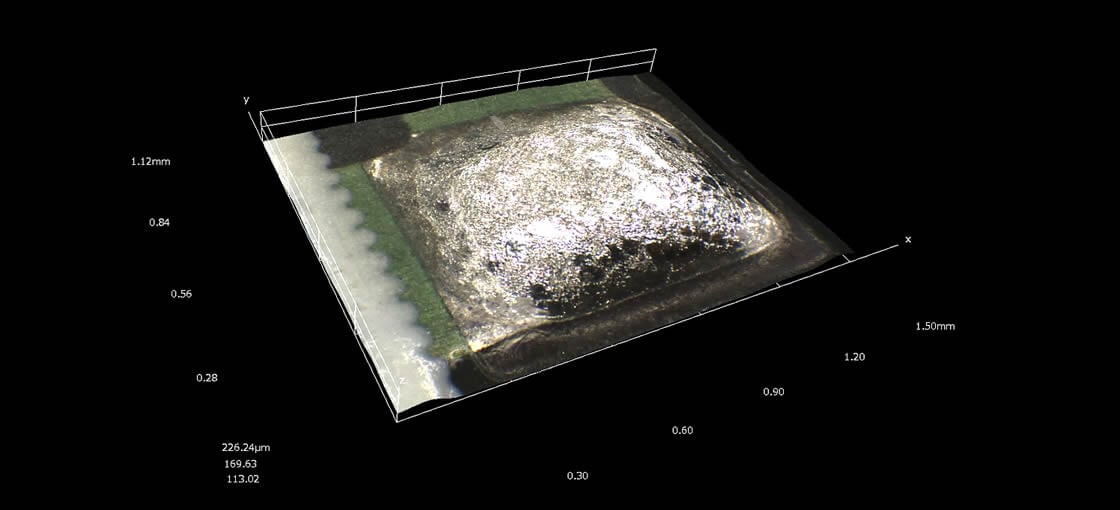 3D計測機能 3D リアルカラー表示 イメージ