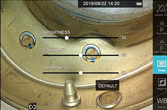 画像の鮮明度を調整 イメージ